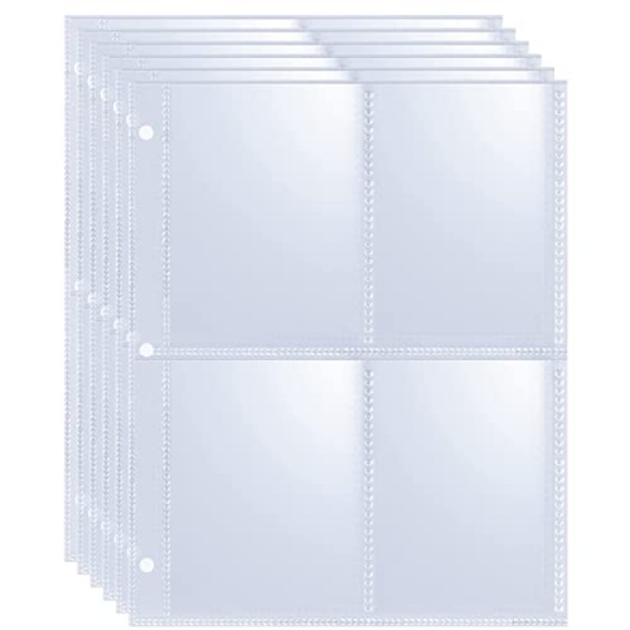 Trading Card Binder - 400 Pockets 2.5x3.5 Trading Card Sleeves,
