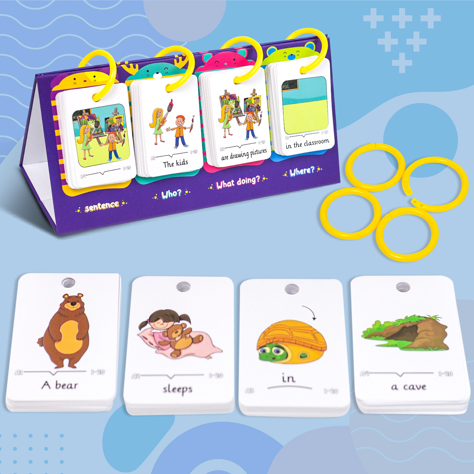80Pcs Table Model Visual Word  - Graded Card Display recensione e prezzo
