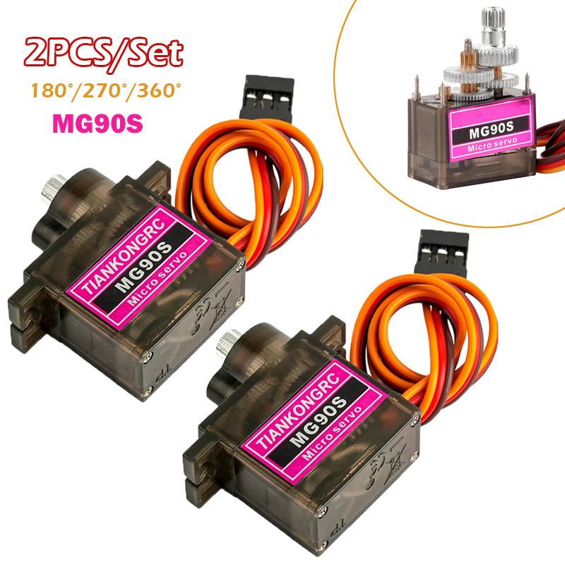 2PCS MG90S Full Metal Gear Mic - Model Airplane Plastic recensione e prezzo