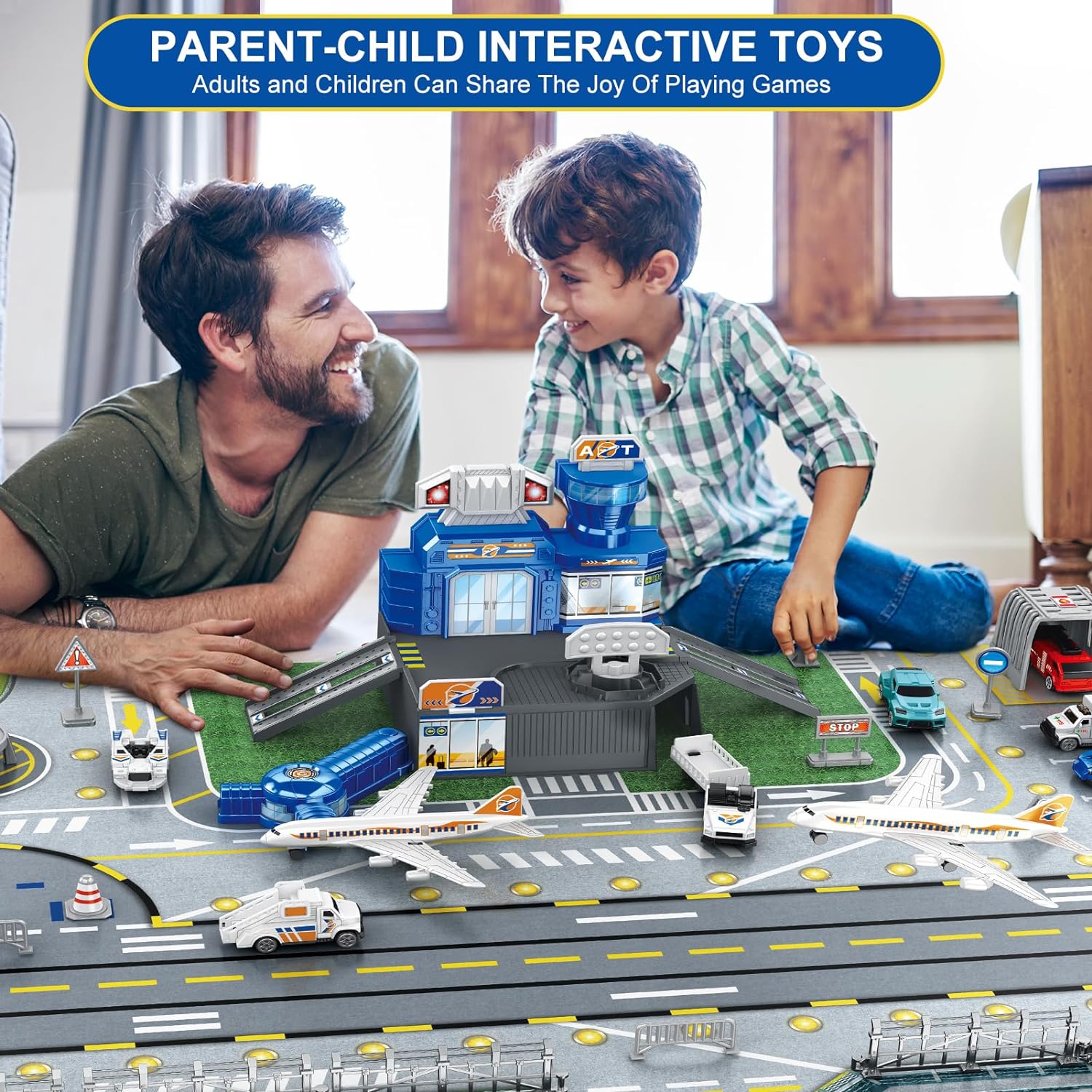 Children's Airport Scene Toy S - Model Airplane Plastic recensione e prezzo