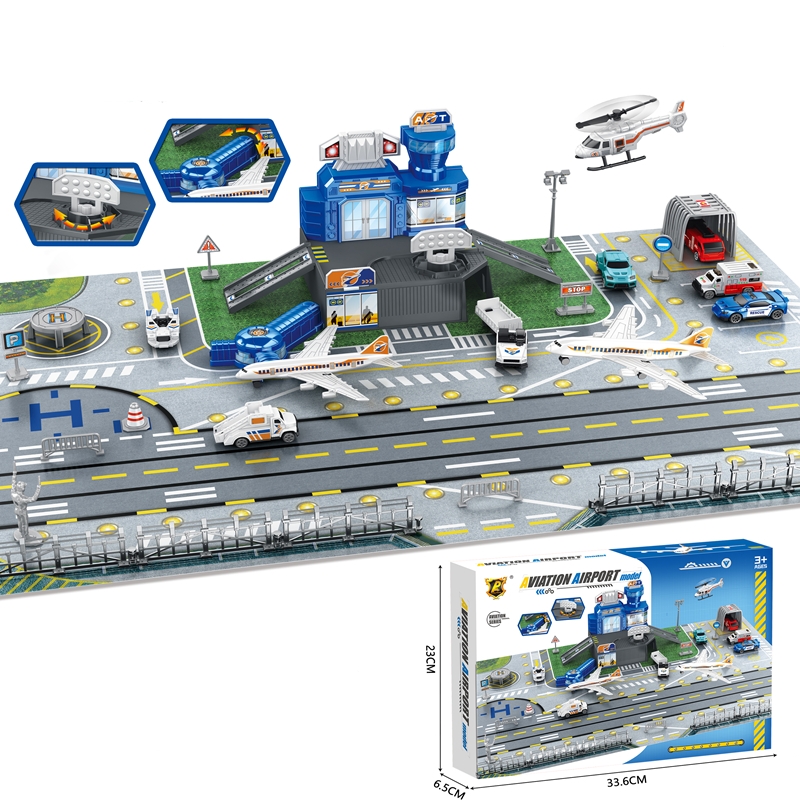 Children's Airport Scene Toy S - Model Airplane Plastic recensione e prezzo