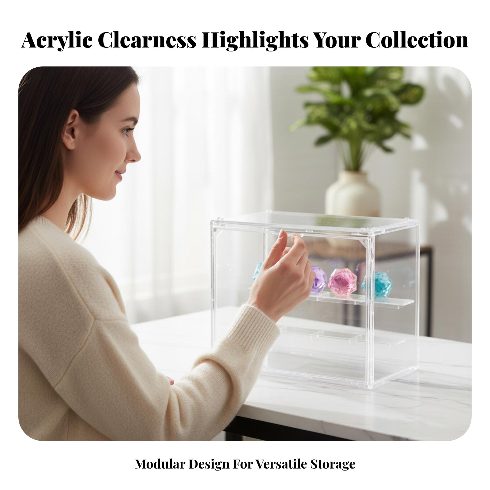 Clear Acrylic Display Case Hig - Display Case Acrylic recensione e prezzo