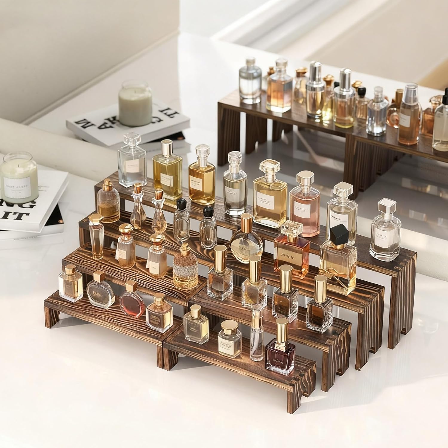2 Tier Wooden Cupcake Stand Se - Display Risers Set recensione e prezzo