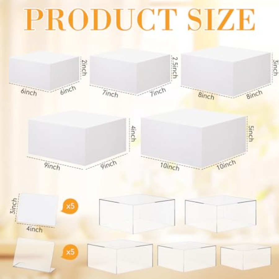 Buffet Risers Set of 10 Acryli - Display Risers Set recensione e prezzo