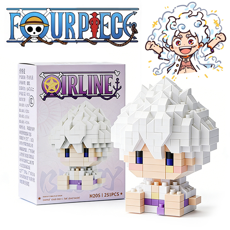 One Piece Anime Sun God Nika L - Building Block Mini recensione e prezzo