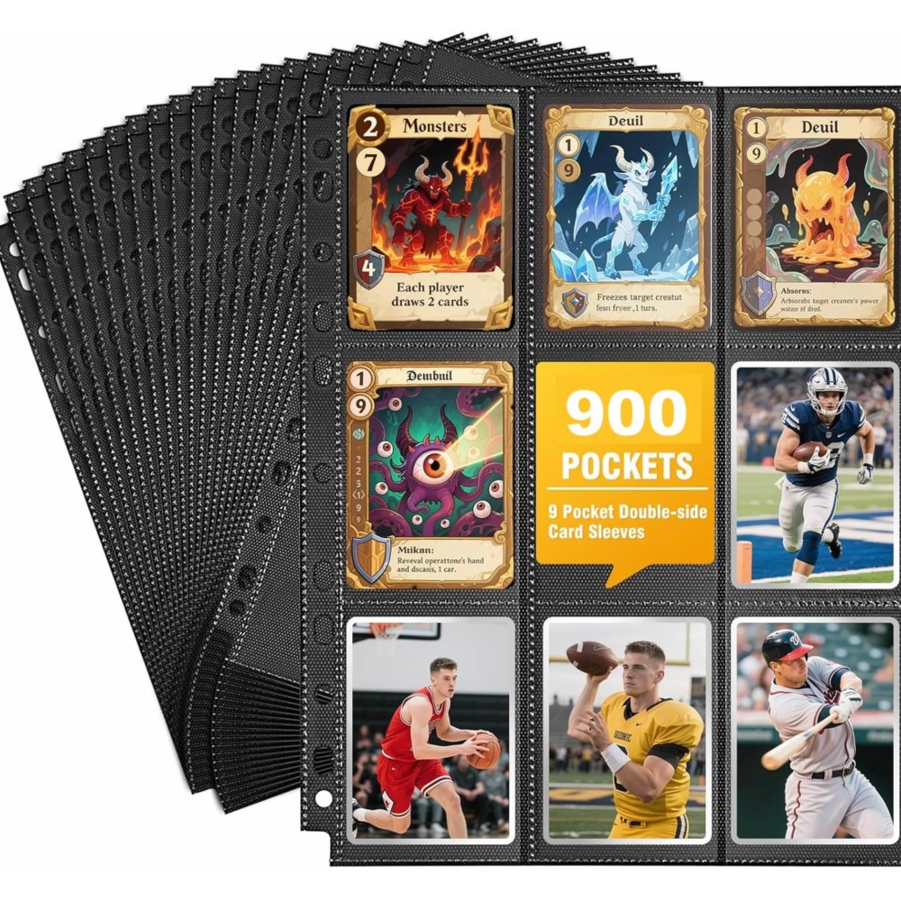 50Pack 900 Pockets Trading Car - Trading Card Binder recensione e prezzo