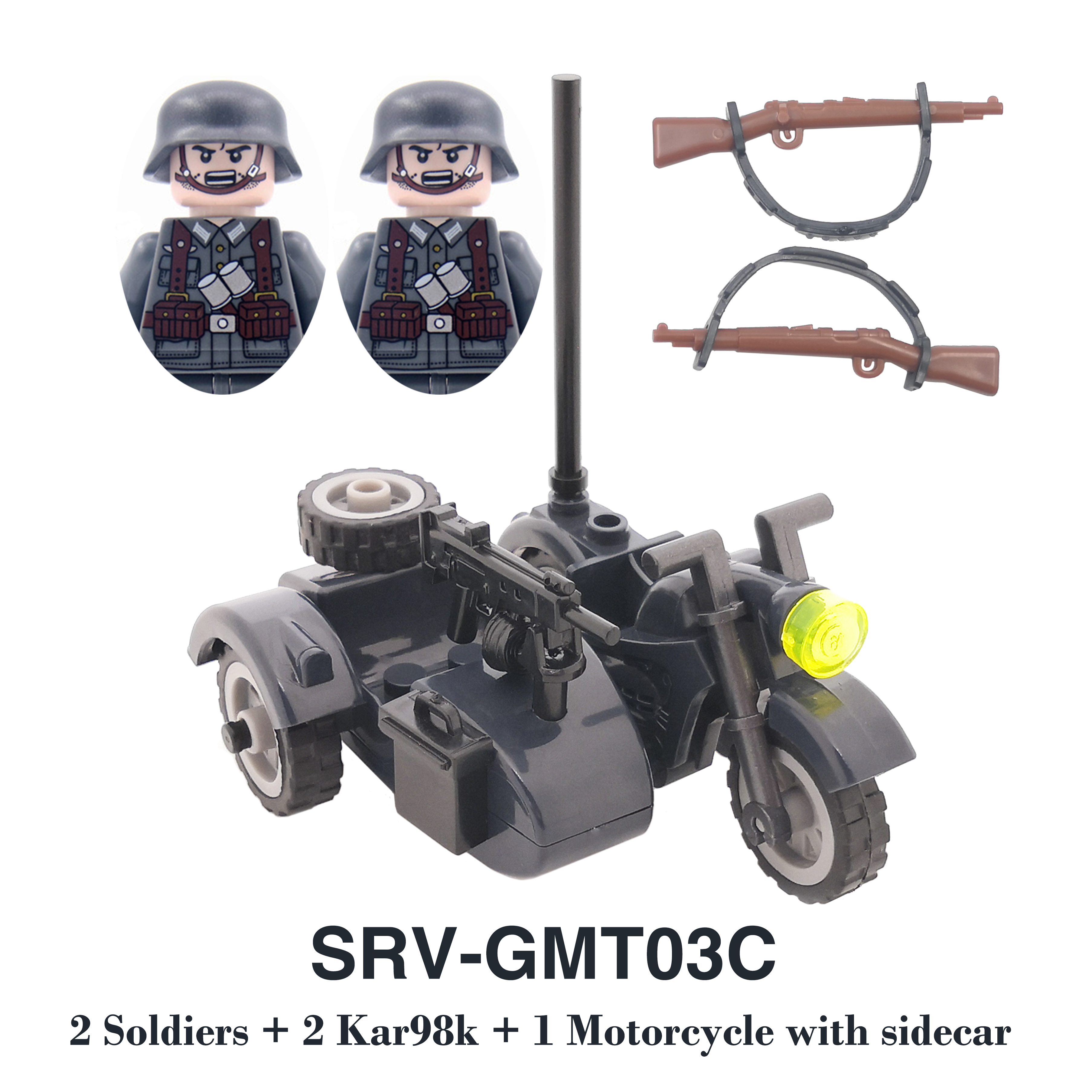 DIY WW2 Infantry Medical Corp  - Lego Minifigure Holder recensione e prezzo