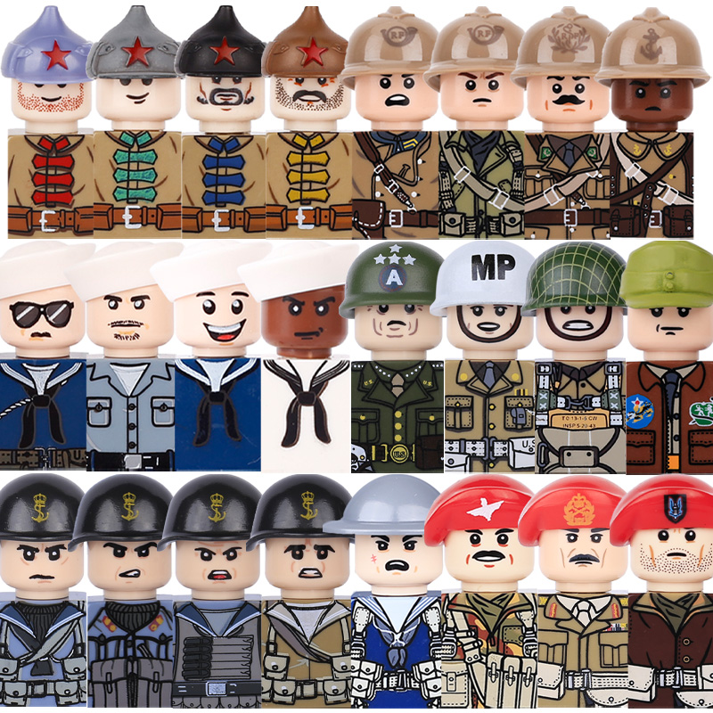 Kids Toy WW2 Military Army Act - Lego Minifigure Holder recensione e prezzo