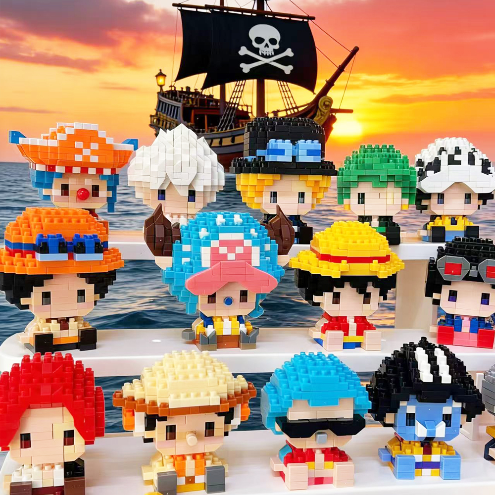 ONE PIECE Sun God Nika Luffy M - Building Block Mini recensione e prezzo