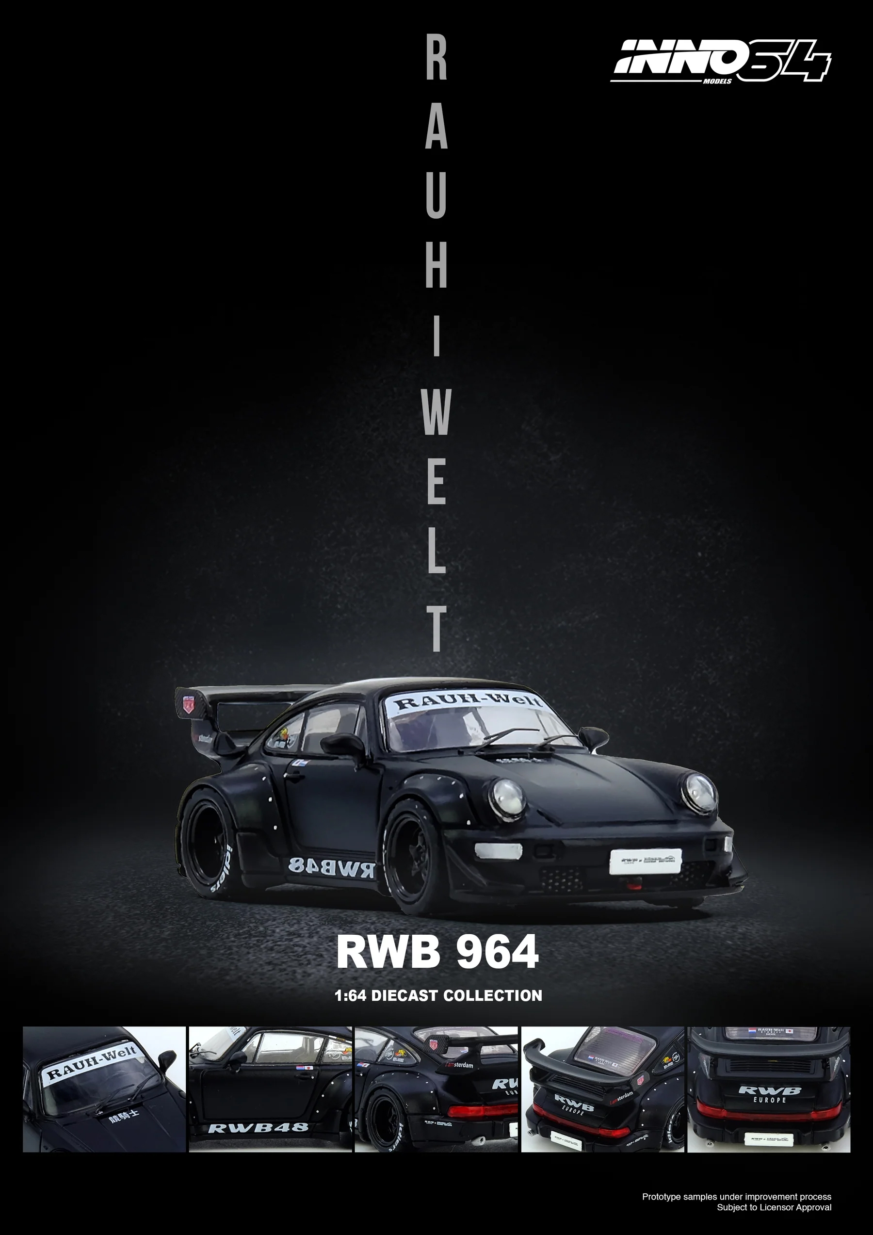 INNO64 1:64 Porsche 911 RWB 96 - Die Cast Car 1 64 recensione e prezzo