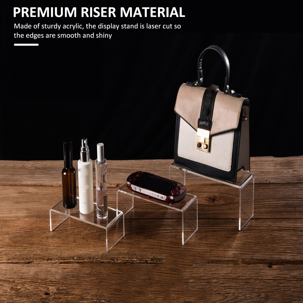 3/6/9Pcs Acrylic Display Stand - Display Risers Set recensione e prezzo
