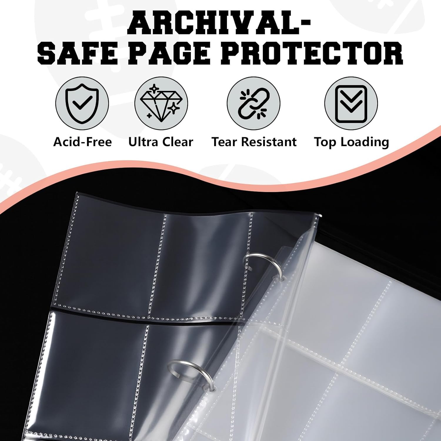 Football Card Binder 9-Pocket  - Trading Card Binder recensione e prezzo