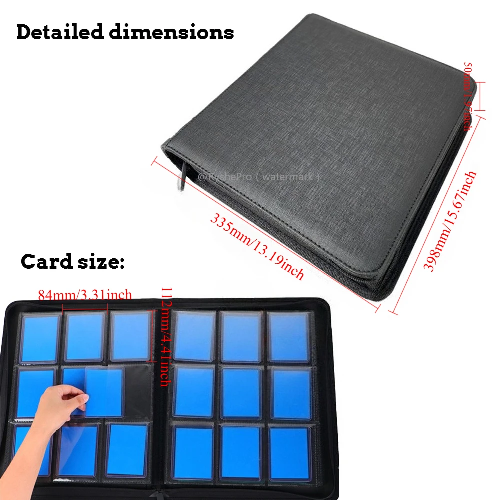 9 Pocket PU Leather Toploader  - Pokemon Binder Card recensione e prezzo