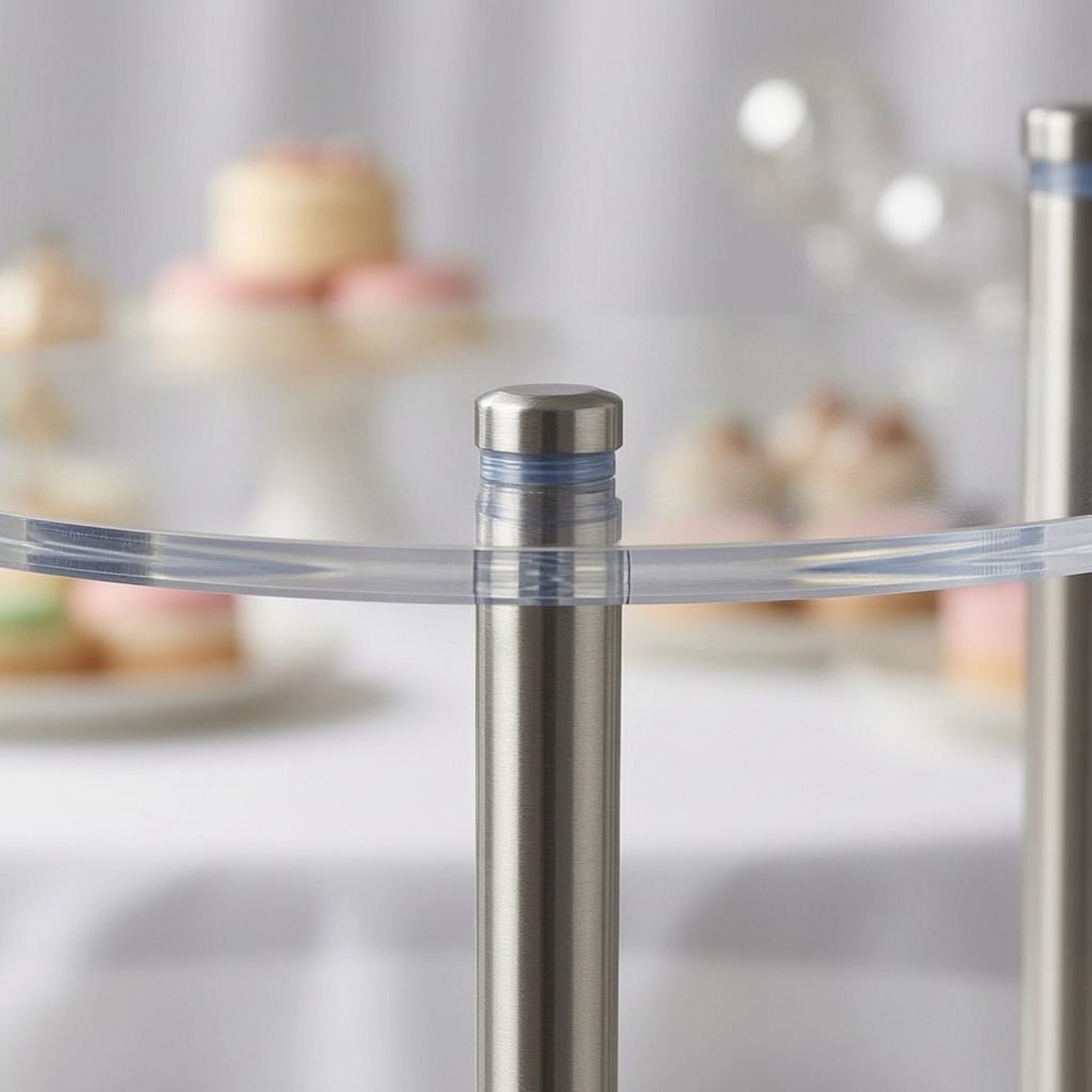 Acrylic Cake Stand Cylindrical - Display Risers Set recensione e prezzo