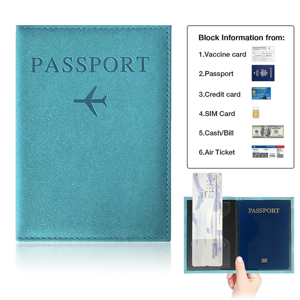 Passport Cover Blue Color Pu P - Card Top Loader recensione e prezzo