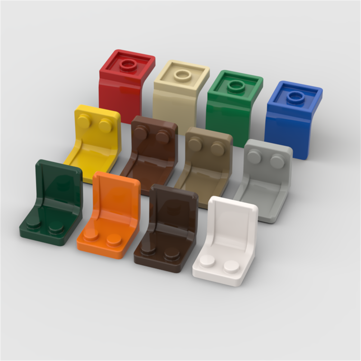 10PCS 4079 2x2 Chairs Seats Bu - Lego Minifigure Holder recensione e prezzo