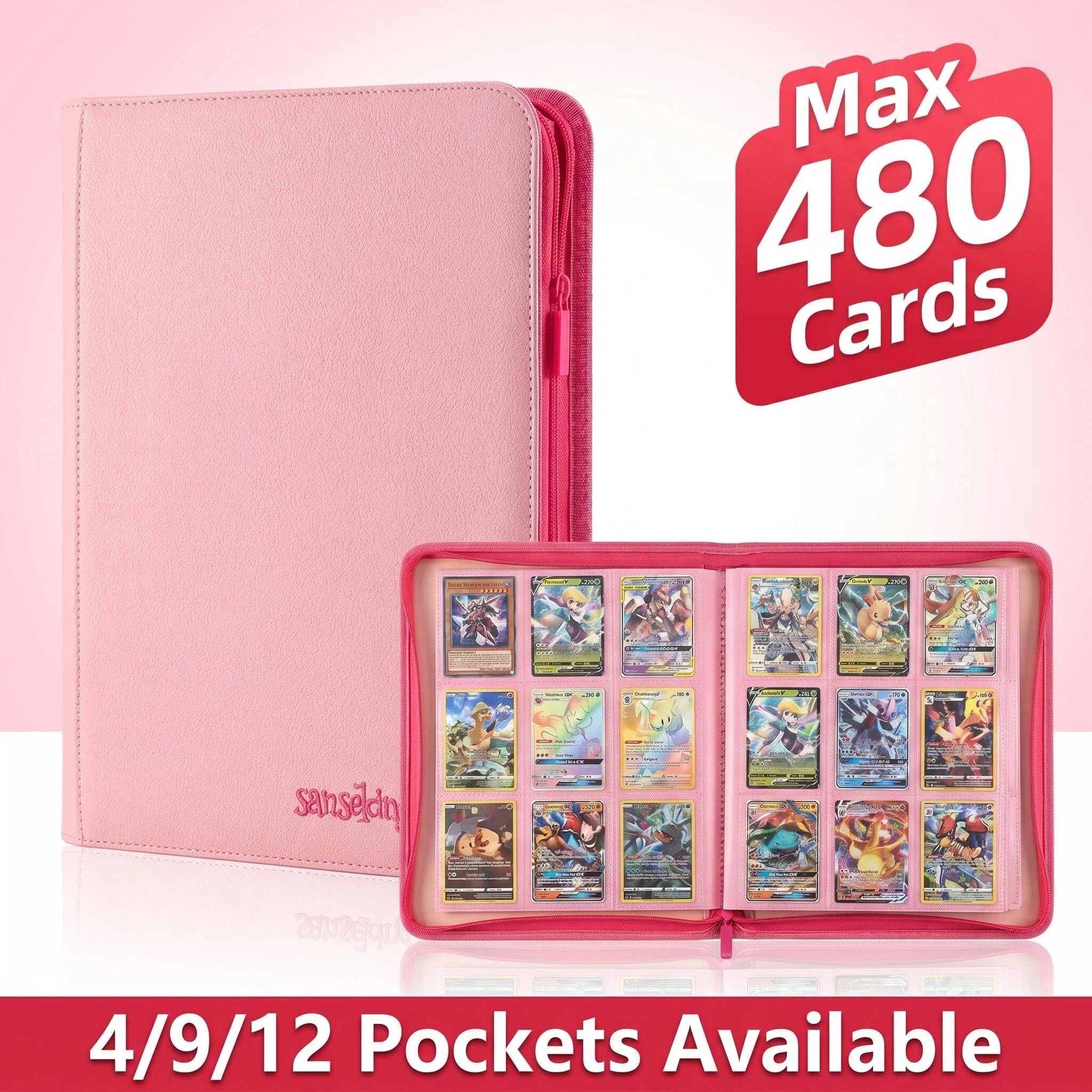 Sanseking Double-Sided Zipper  - Pokemon Binder Card recensione e prezzo
