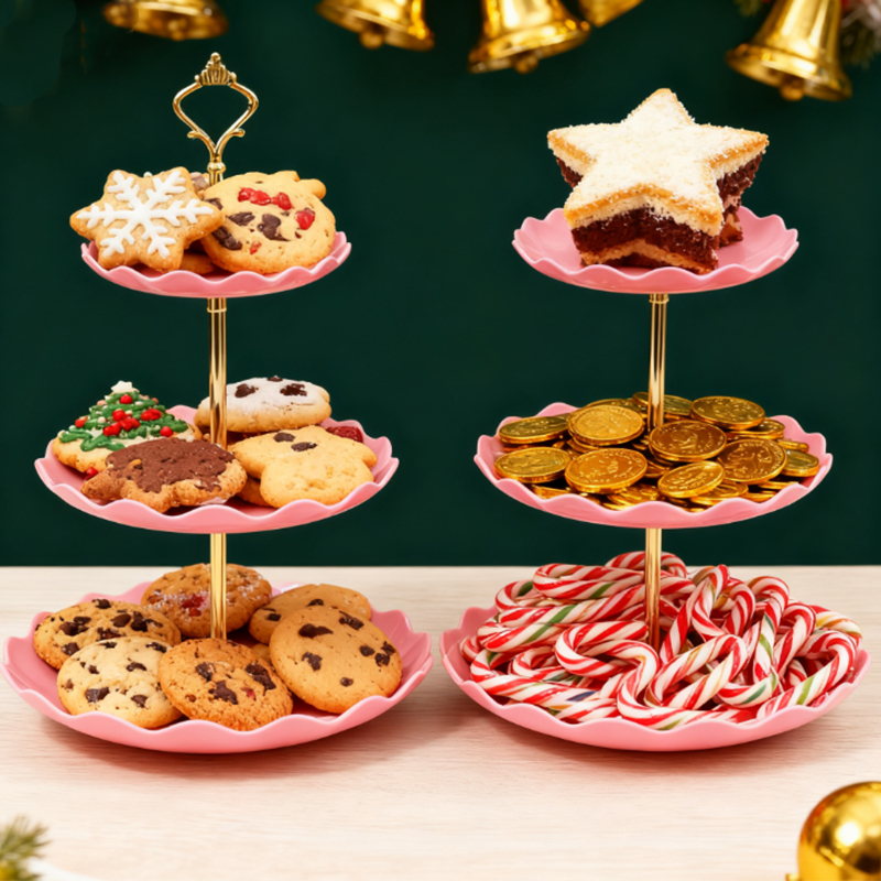 2/5pcs luxury pink cake rack d - Display Risers Set recensione e prezzo