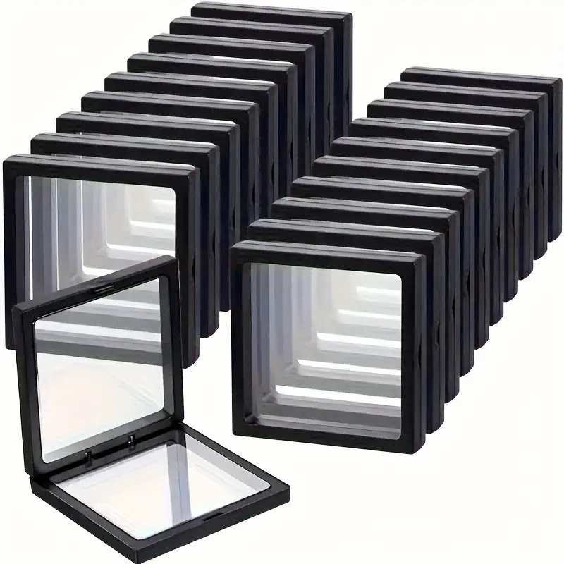 20Pcs Clearview 3D Floating Di - Display Case Acrylic recensione e prezzo