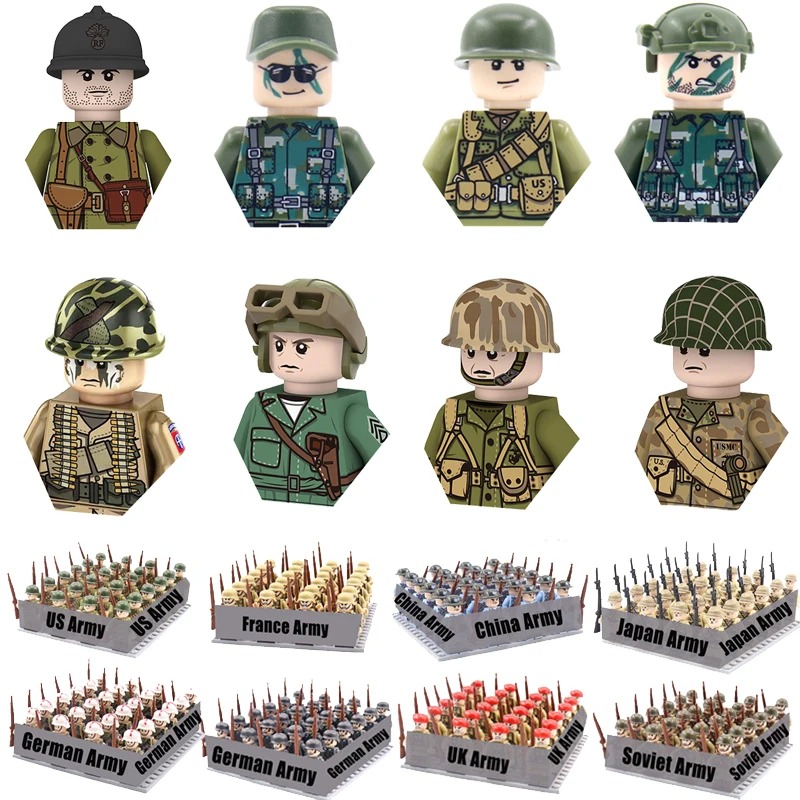 World War II military soldier  - Building Block Mini recensione e prezzo