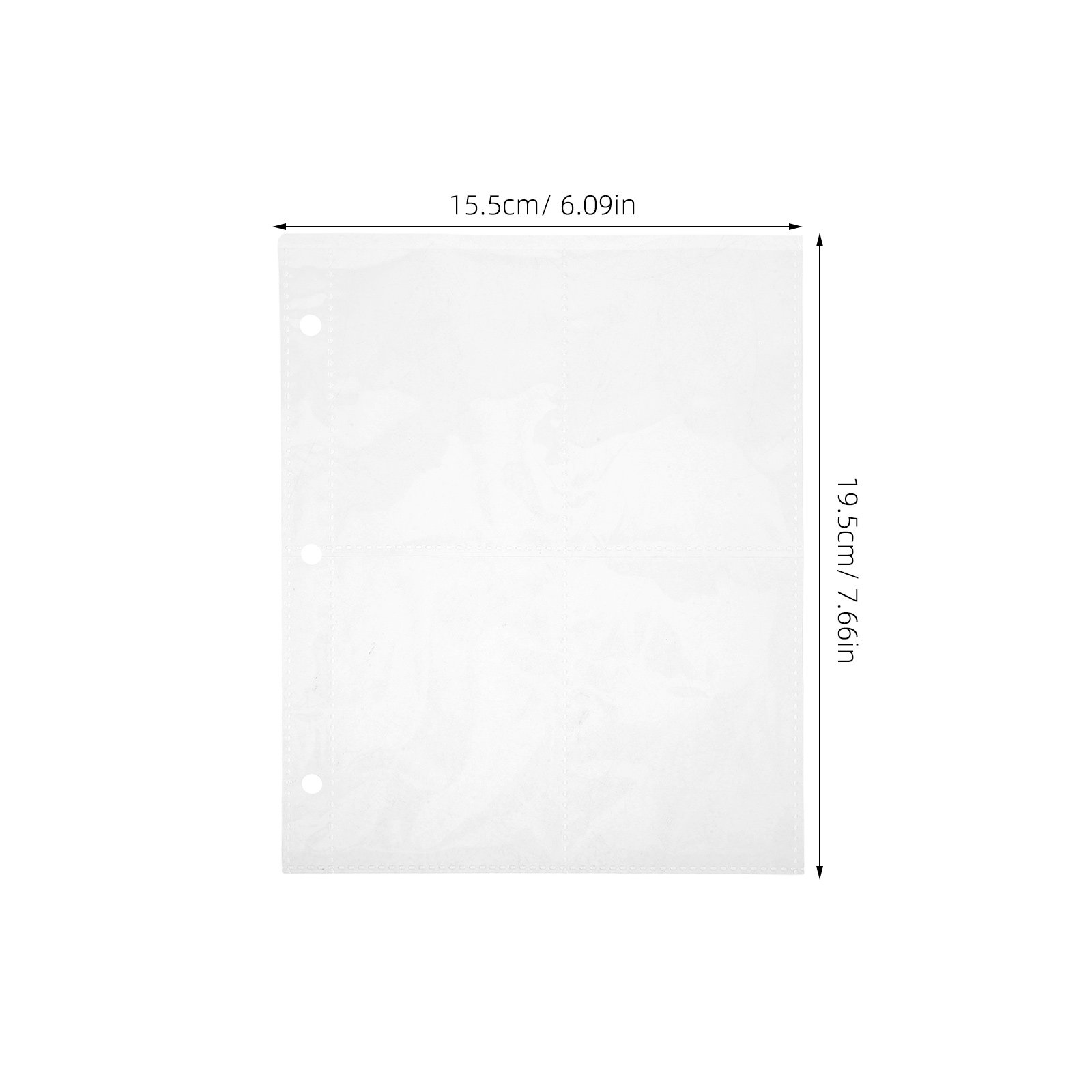 10Pcs Clear Binder Card Sleeve - Trading Card Binder recensione e prezzo