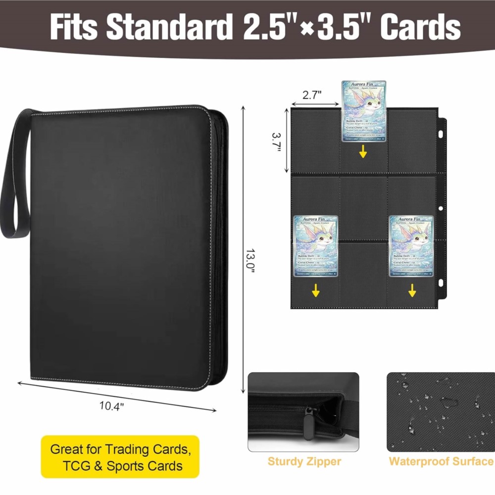 900 Pockets Card Binder Album  - Pokemon Binder Card recensione e prezzo