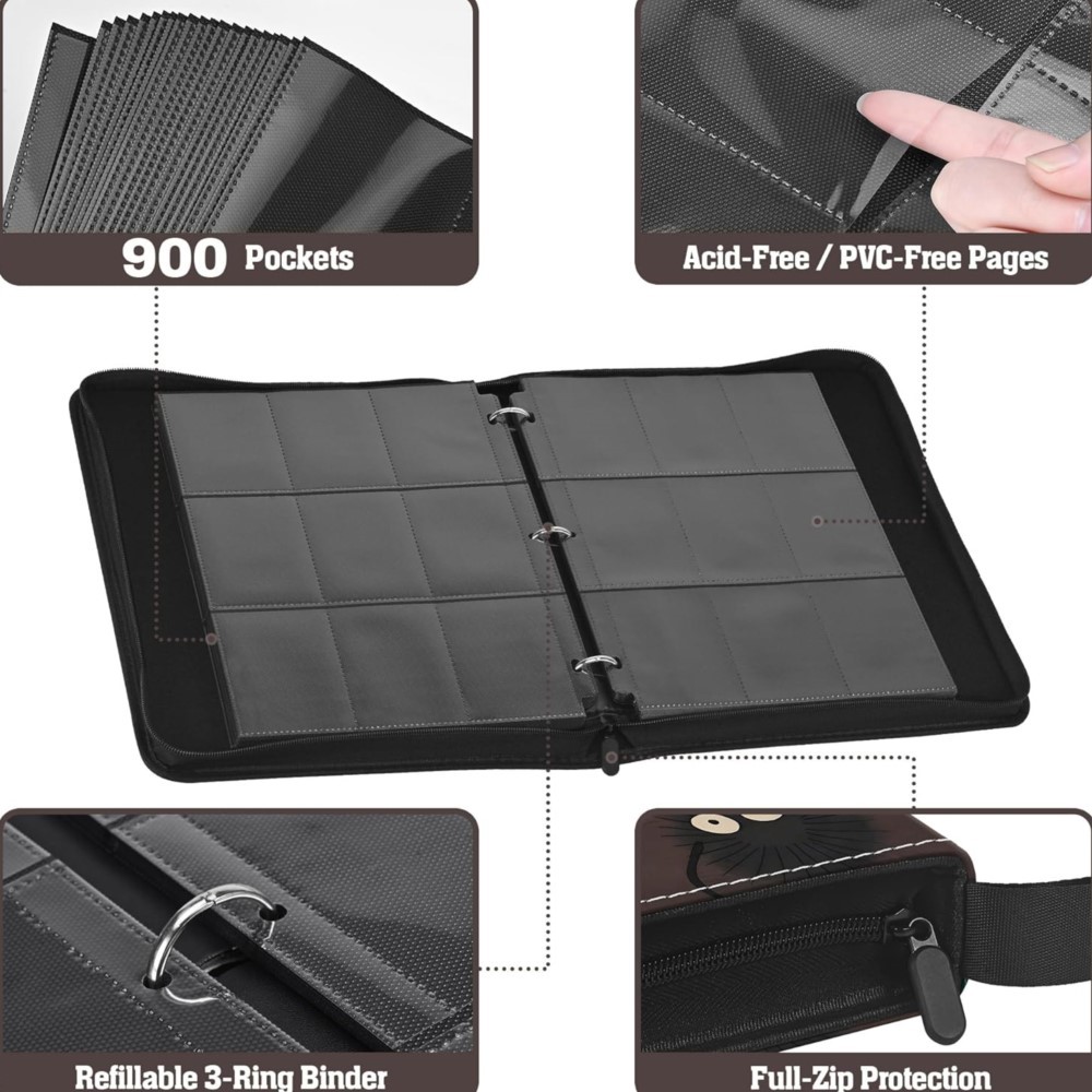 900 Pockets Card Binder Album  - Pokemon Binder Card recensione e prezzo