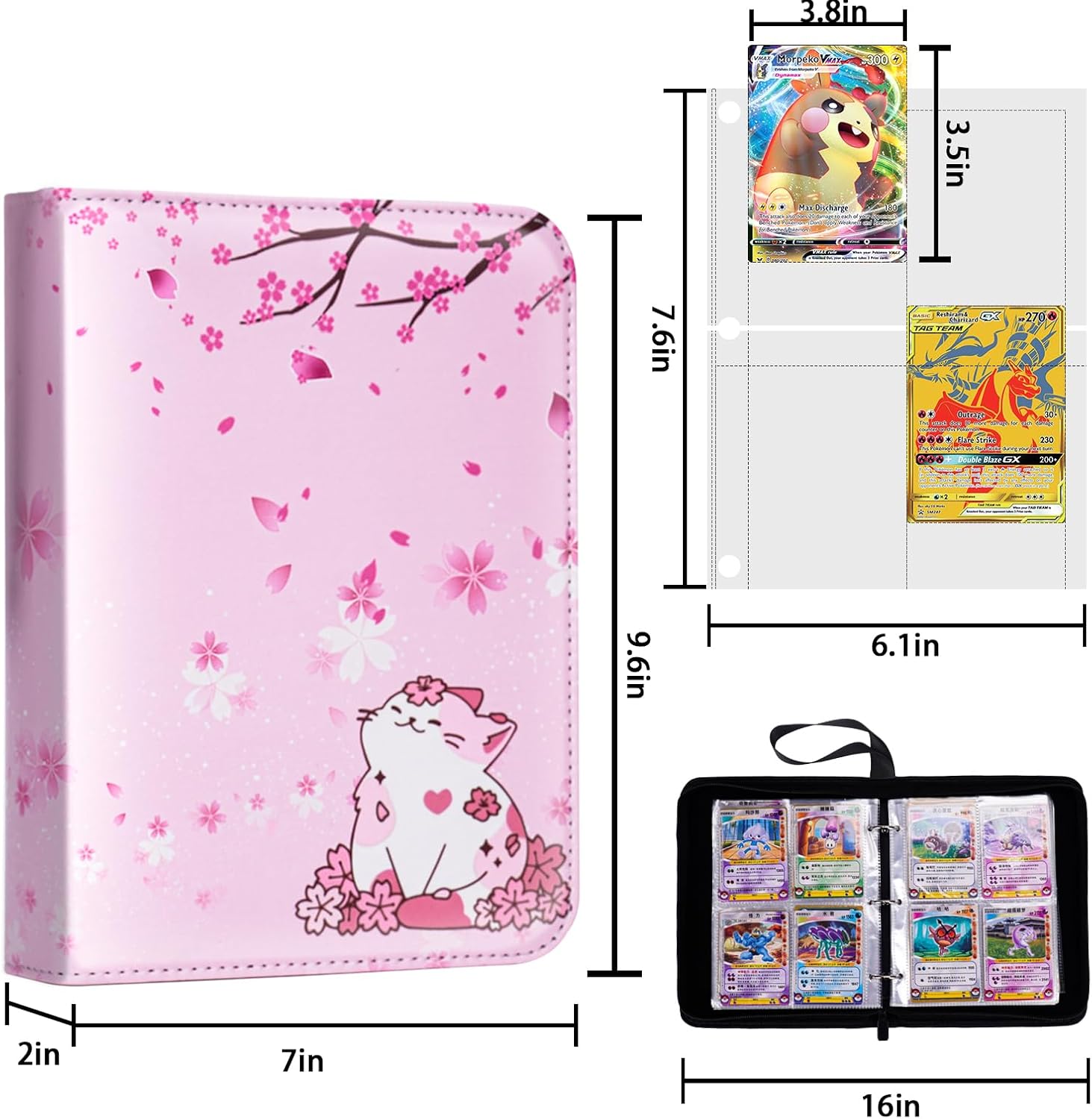 440 Card Binder for Girls with - Trading Card Binder recensione e prezzo