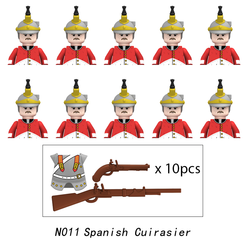 10pcs Napoleonic Wars Military - Lego Minifigure Holder recensione e prezzo