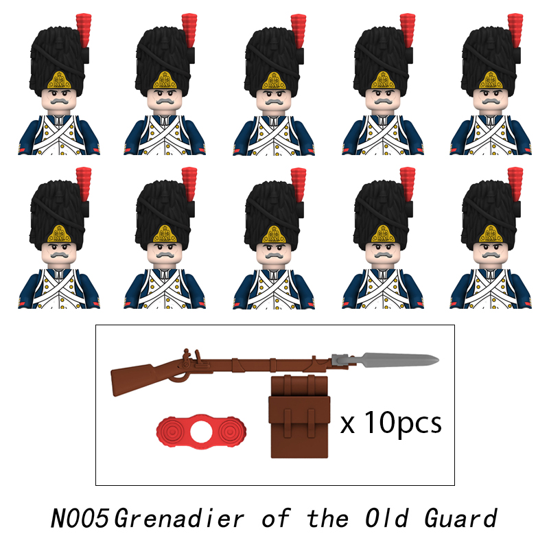 10pcs Napoleonic Wars Military - Lego Minifigure Holder recensione e prezzo