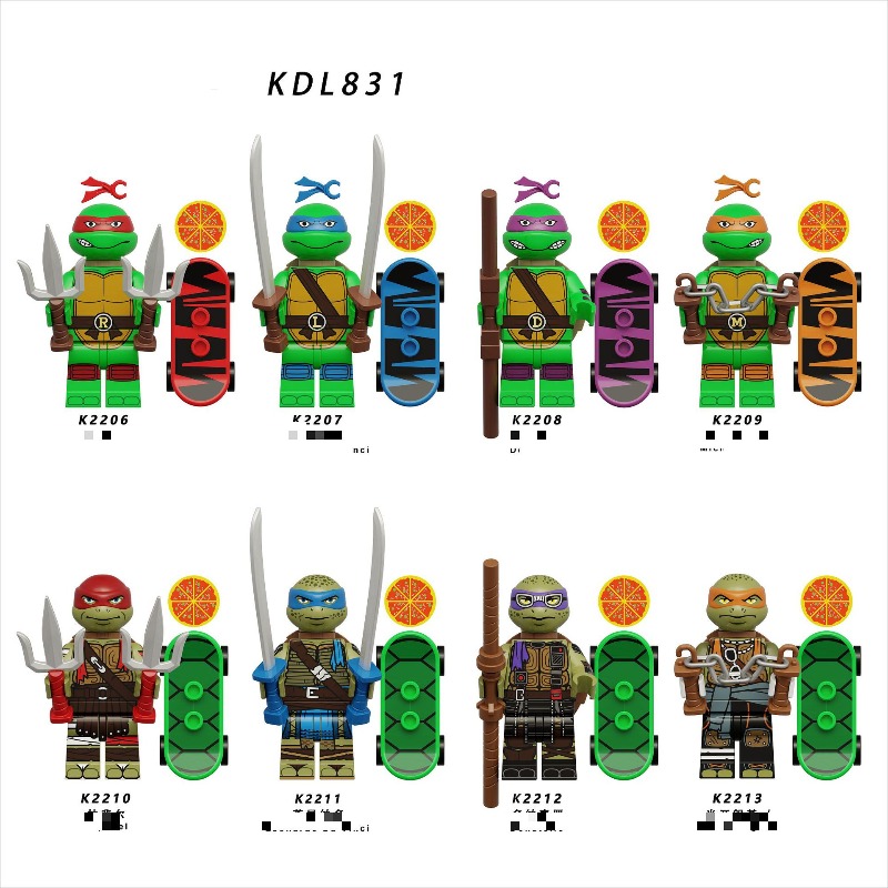 KDL831 cartoon series Teenage  - Building Block Mini recensione e prezzo