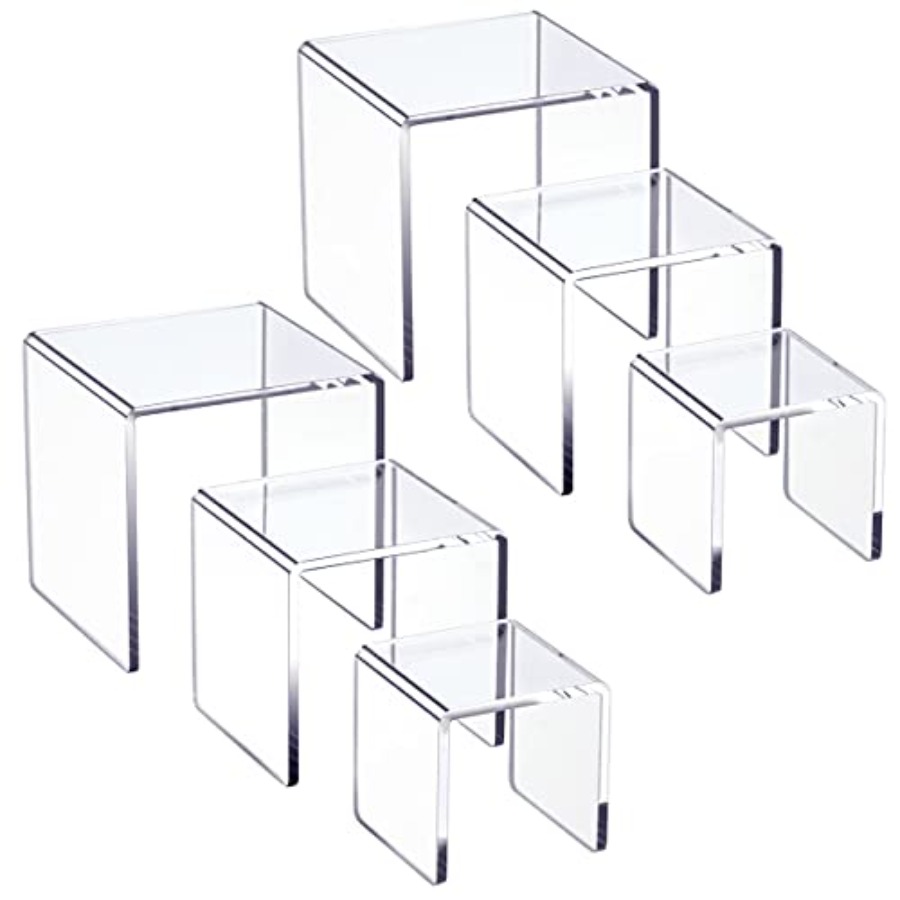 Clear Acrylic Display Risers 2 - Display Risers Set recensione e prezzo