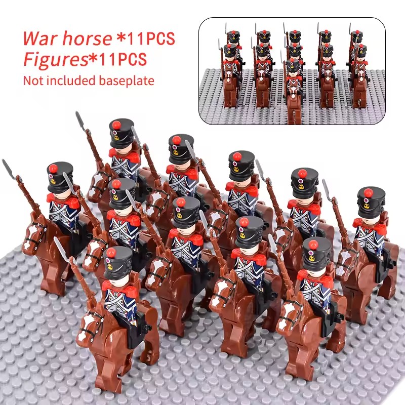10pcs Napoleonic Wars Military - Lego Minifigure Holder recensione e prezzo