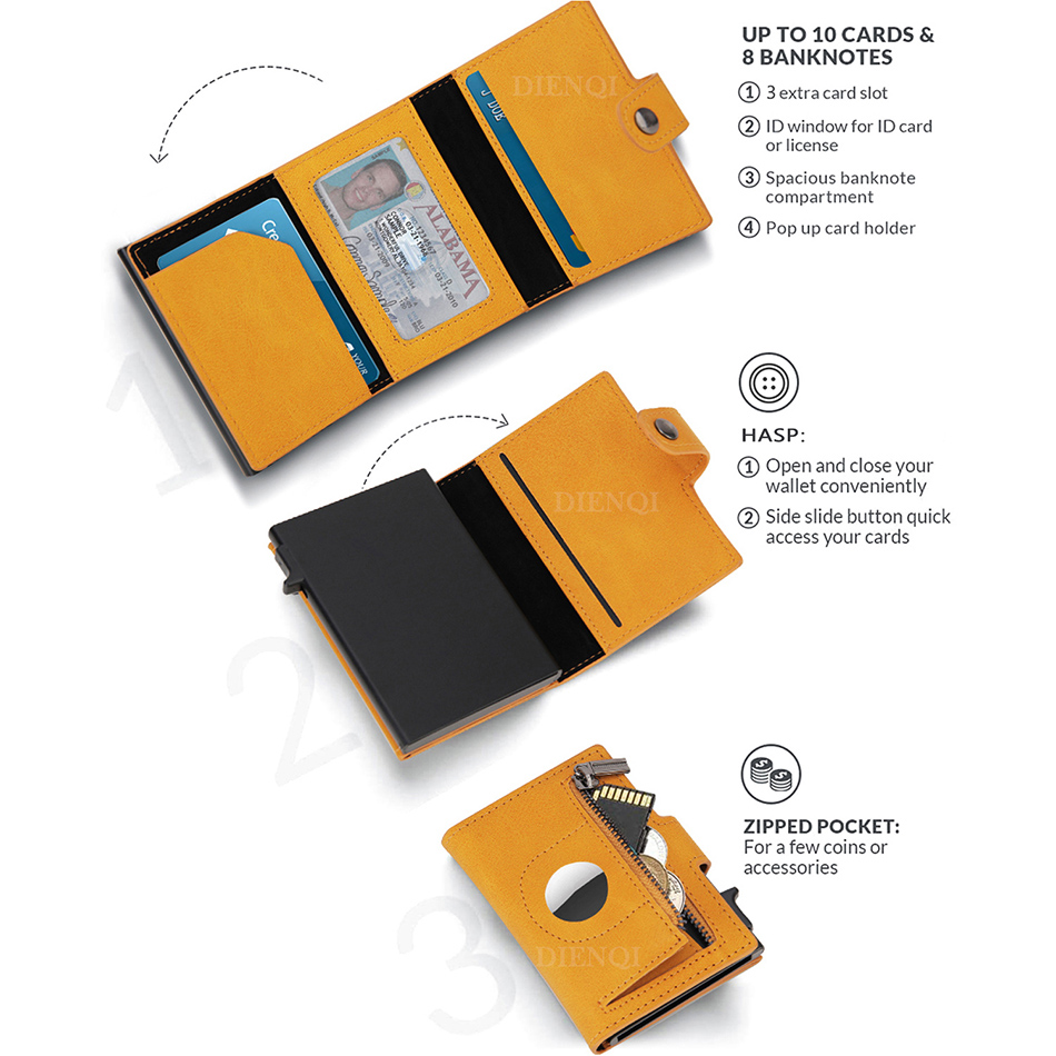 Airtag Wallet Rfid Credit Card - Card Top Loader recensione e prezzo