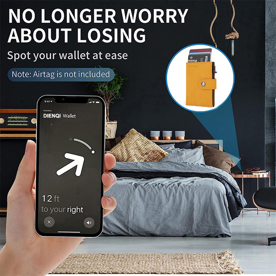 Airtag Wallet Rfid Credit Card - Card Top Loader recensione e prezzo